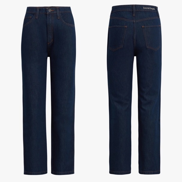 NWT Favorite Daughter Valentina Tower High Rise Blue Jeans Manchester 26 - Picture 1 of 14